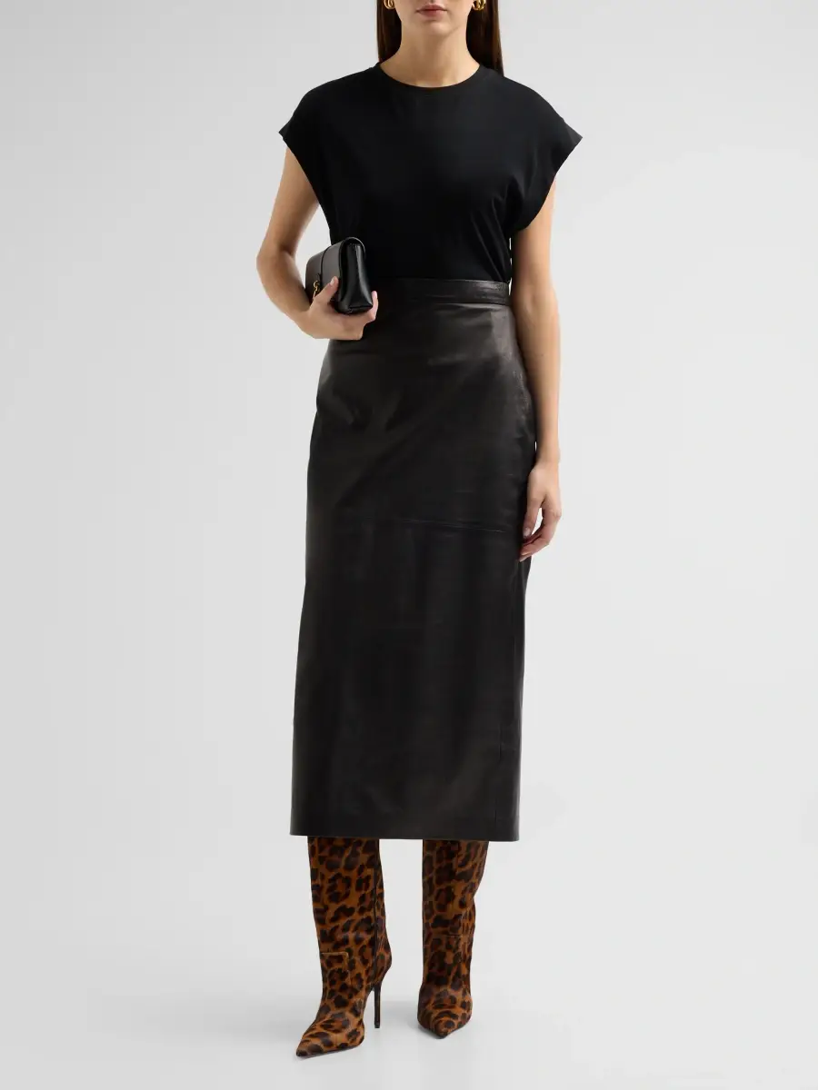 Schutz Women's Samira 100MM Leopard-Print Fur Boots | Thumbnail 3