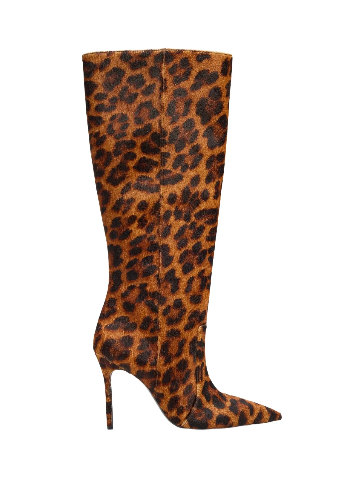Schutz Women's Samira 100MM Leopard-Print Fur Boots