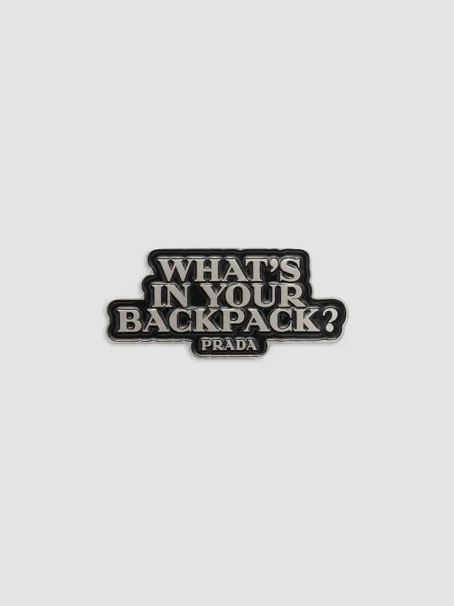 Prada Men's Re-Nylon and Leather Backpack - Black | Thumbnail 7
