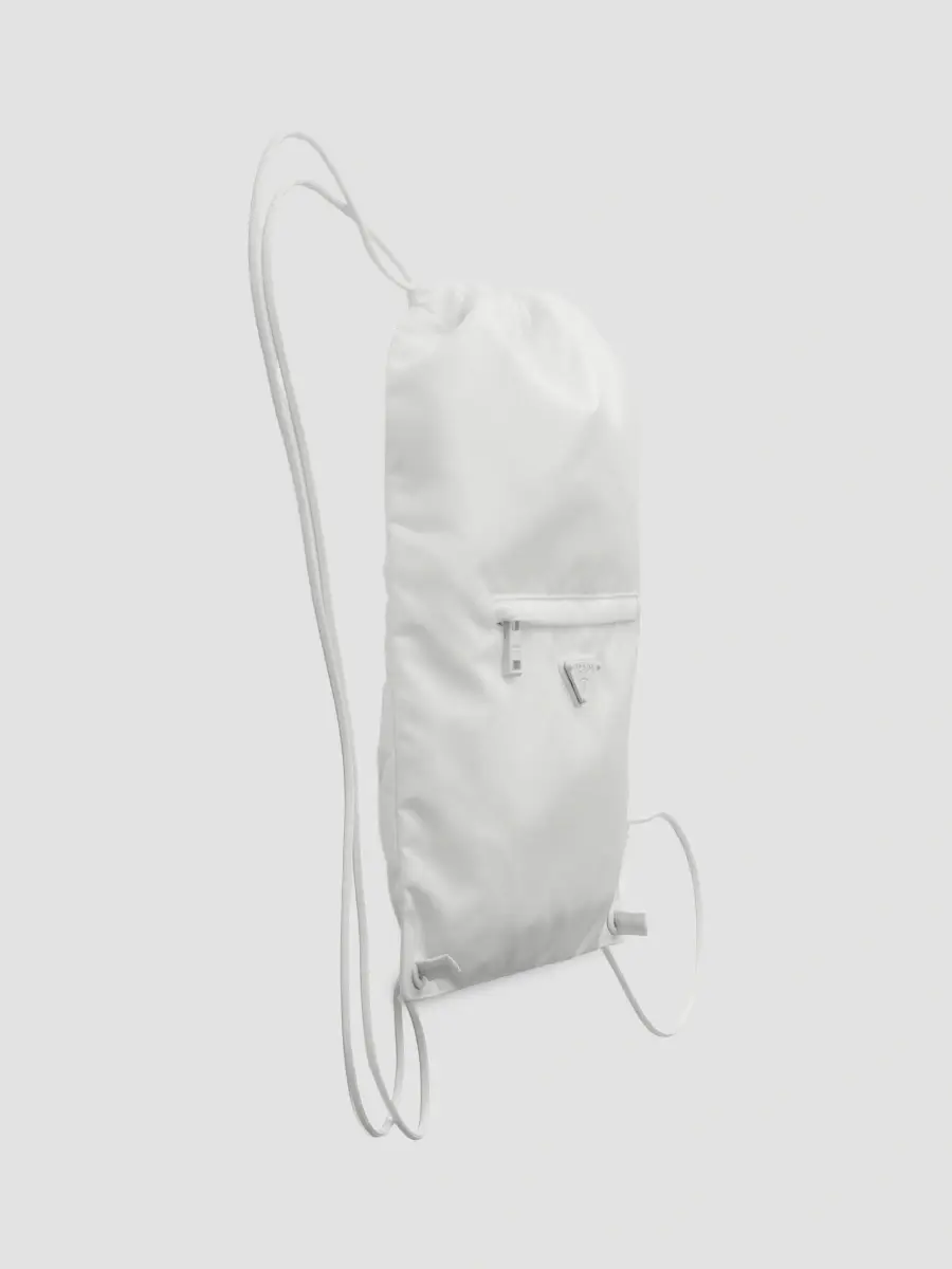 Prada Men's Re-Nylon Drawstring Backpack | Thumbnail 4
