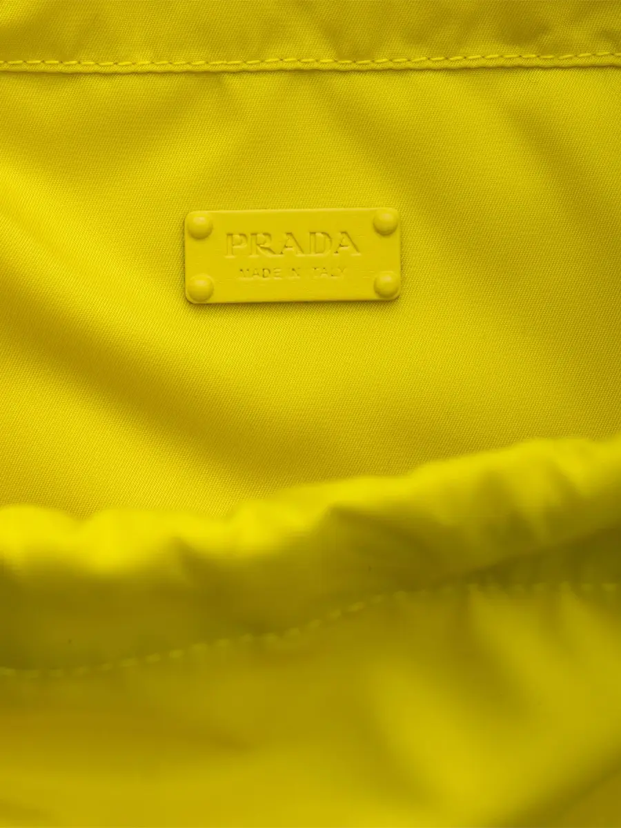 Prada Men's Re-Nylon Drawstring Backpack | Thumbnail 6 Prada Men's Re-Nylon Drawstring Backpack | Thumbnail 6