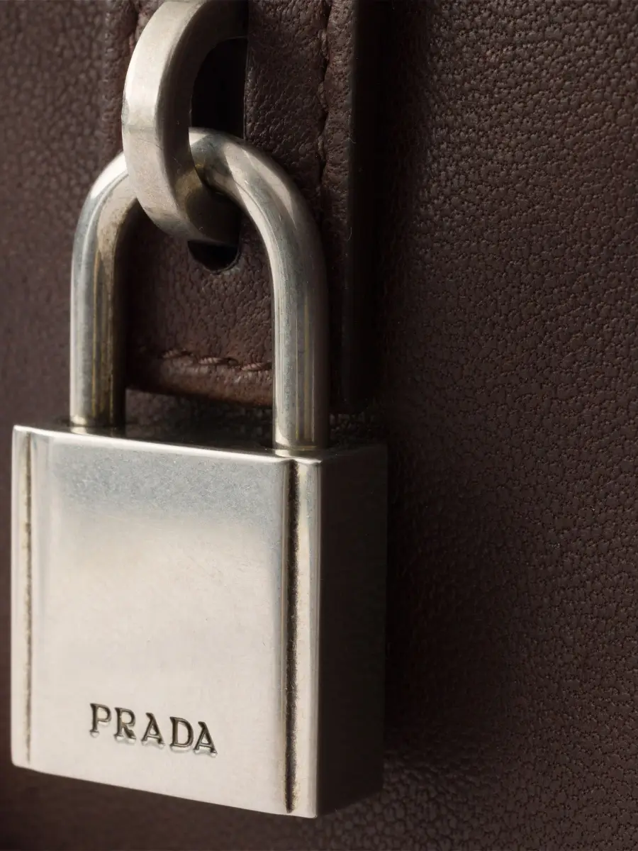 Prada Women's Nappa Leather Pouch | Thumbnail 6 Prada Women's Nappa Leather Pouch | Thumbnail 6