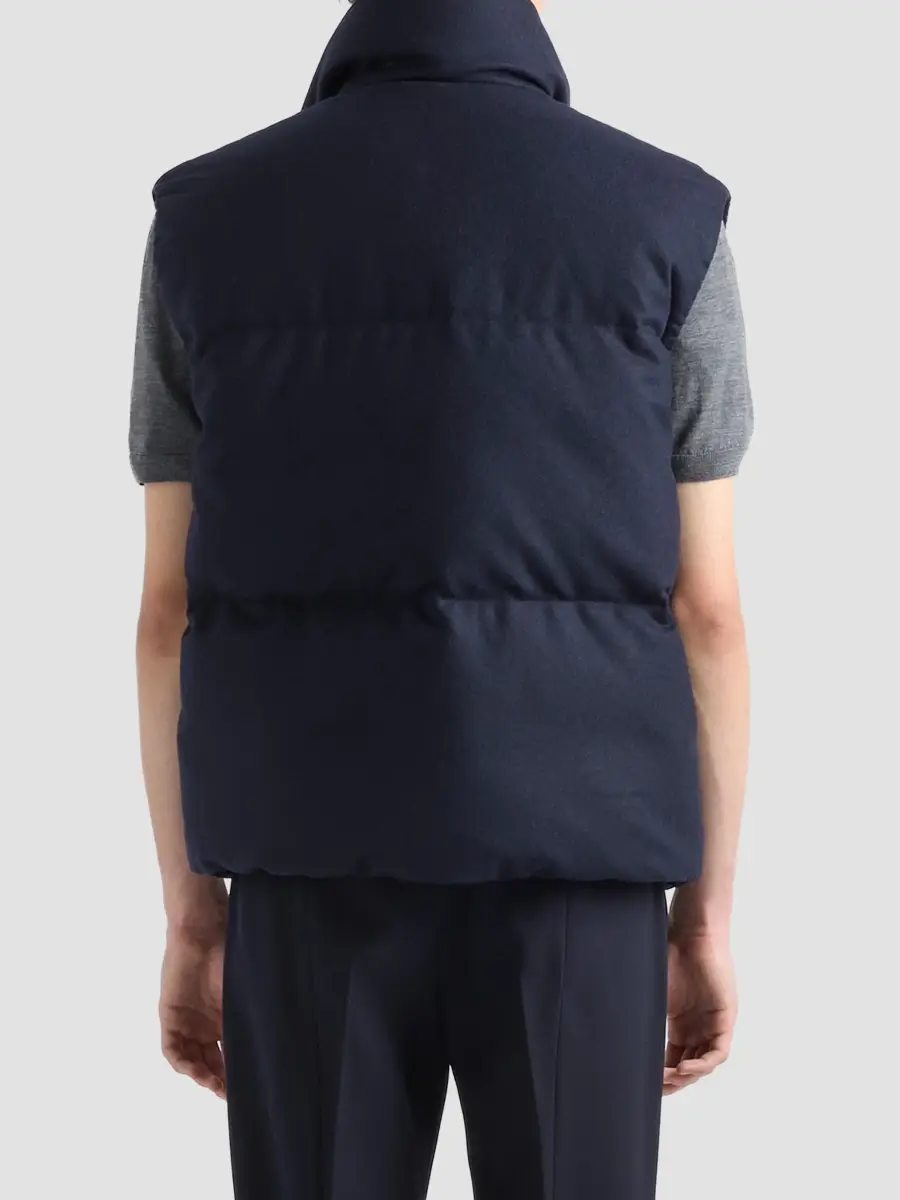 Prada Men's Re-Wool Down Vest | Thumbnail 3