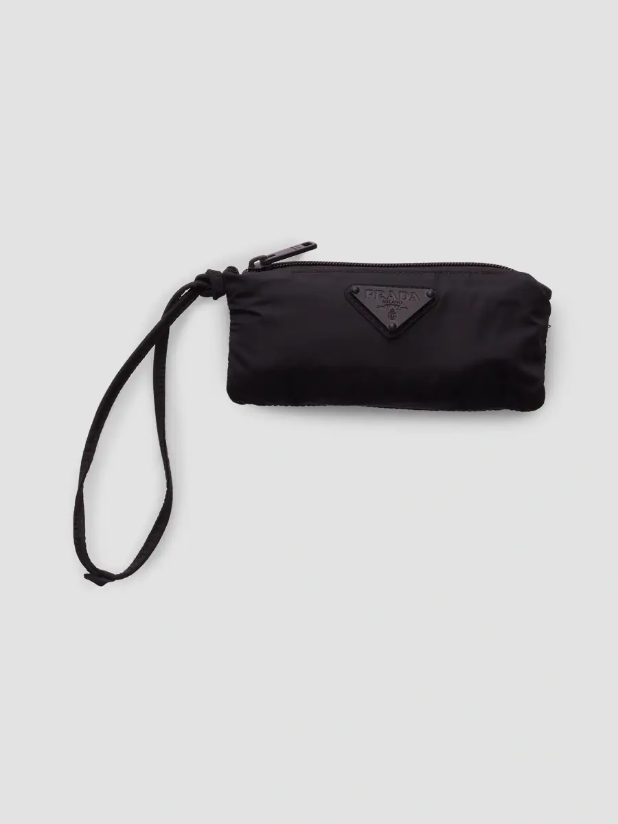Prada Women's Foldable Re-Nylon Pouch | Thumbnail 3 Prada Women's Foldable Re-Nylon Pouch | Thumbnail 3