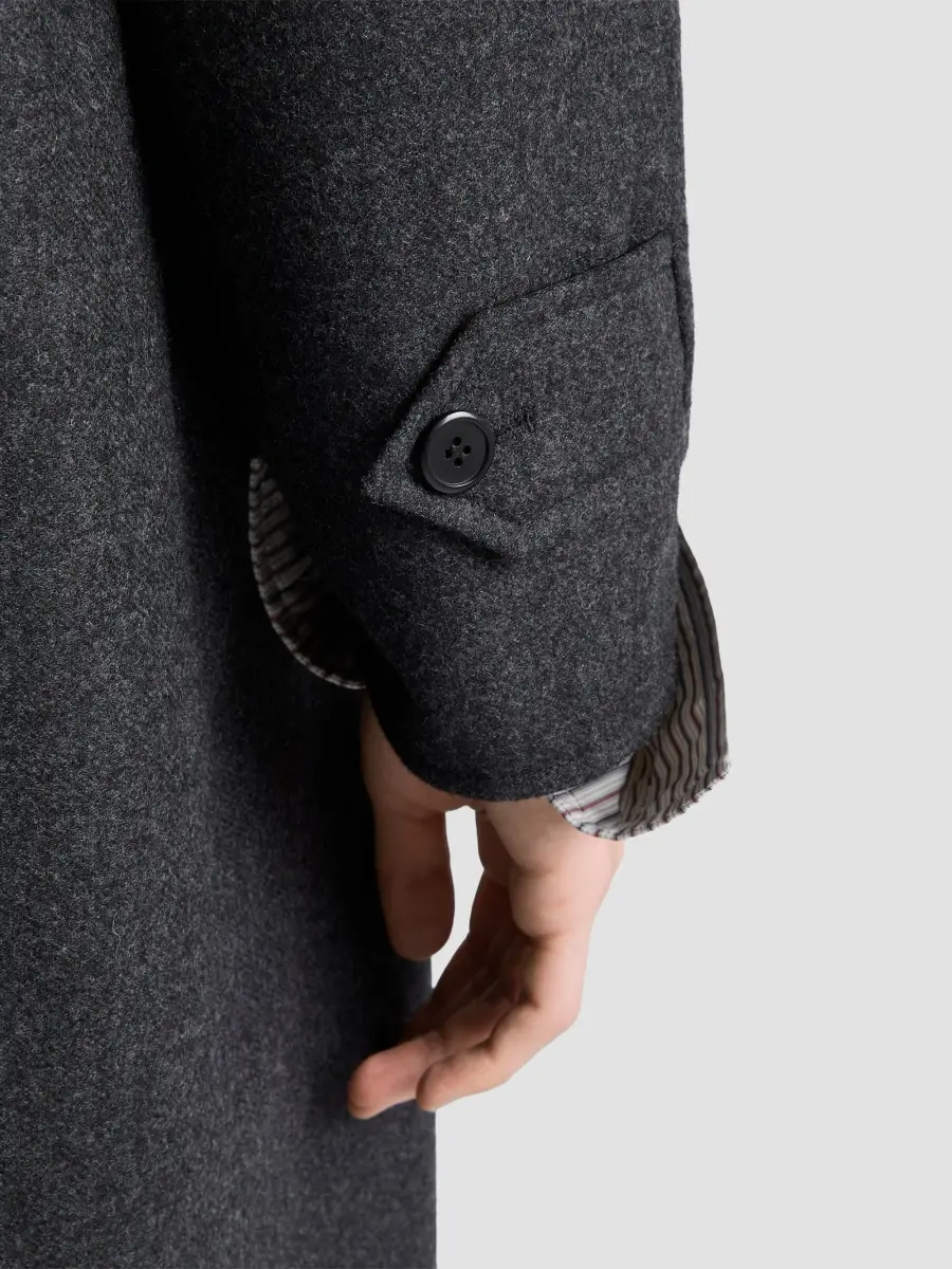 Prada Men's Re-Wool Coat | Thumbnail 6 Prada Men's Re-Wool Coat | Thumbnail 6