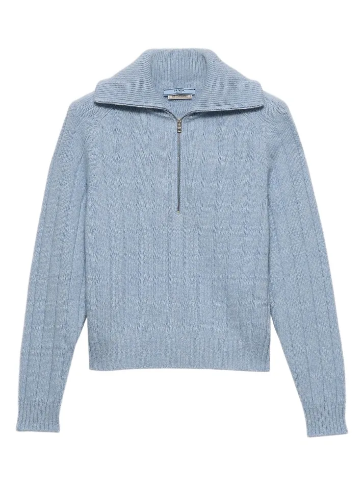 Women's Re-Cashmere Polo Sweater Women's Re-Cashmere Polo Sweater
