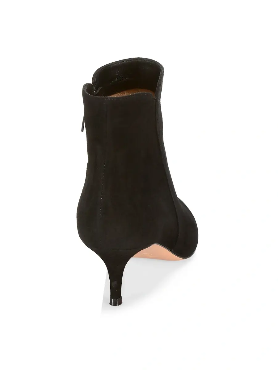 Gianvito Rossi Women's Levy Suede Ankle Boots | Thumbnail 3