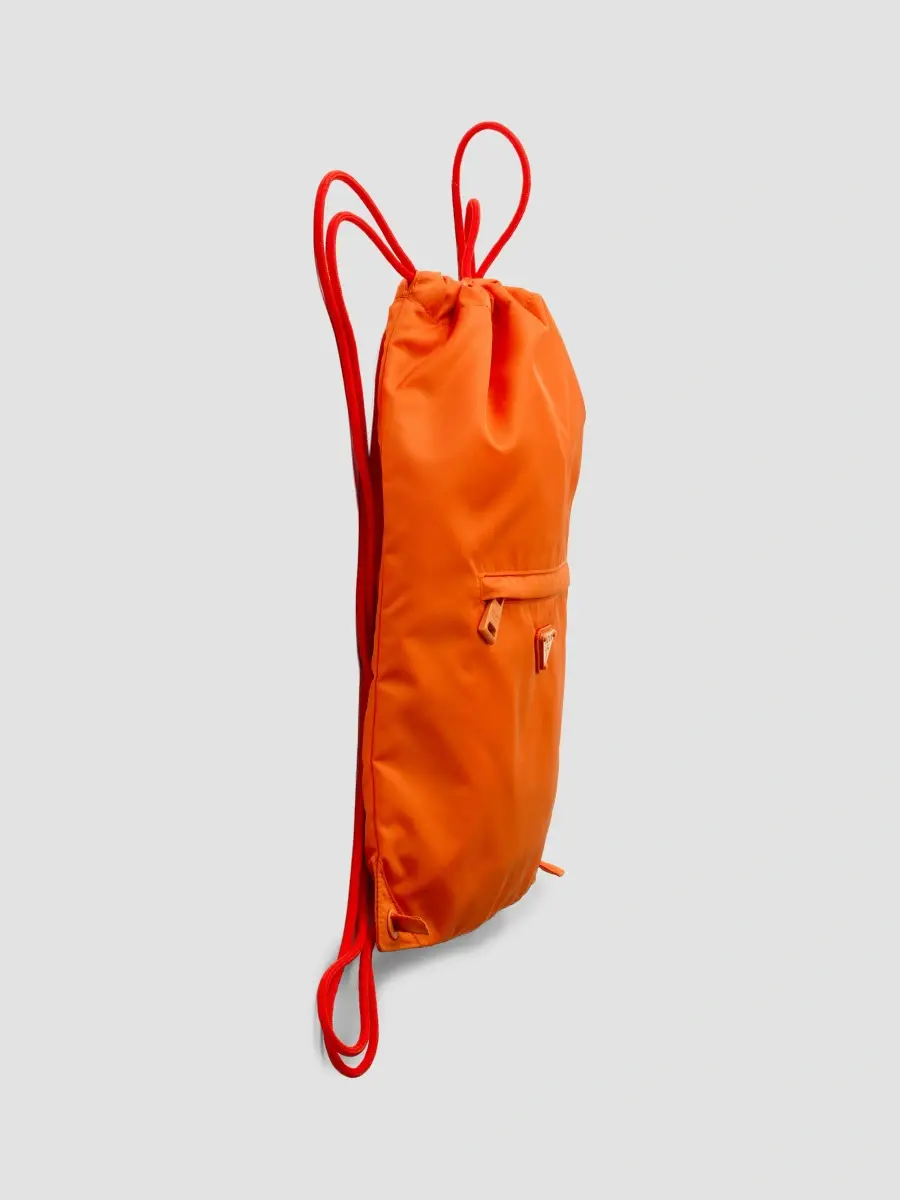 Prada Men's Re-Nylon Drawstring Backpack | Thumbnail 4