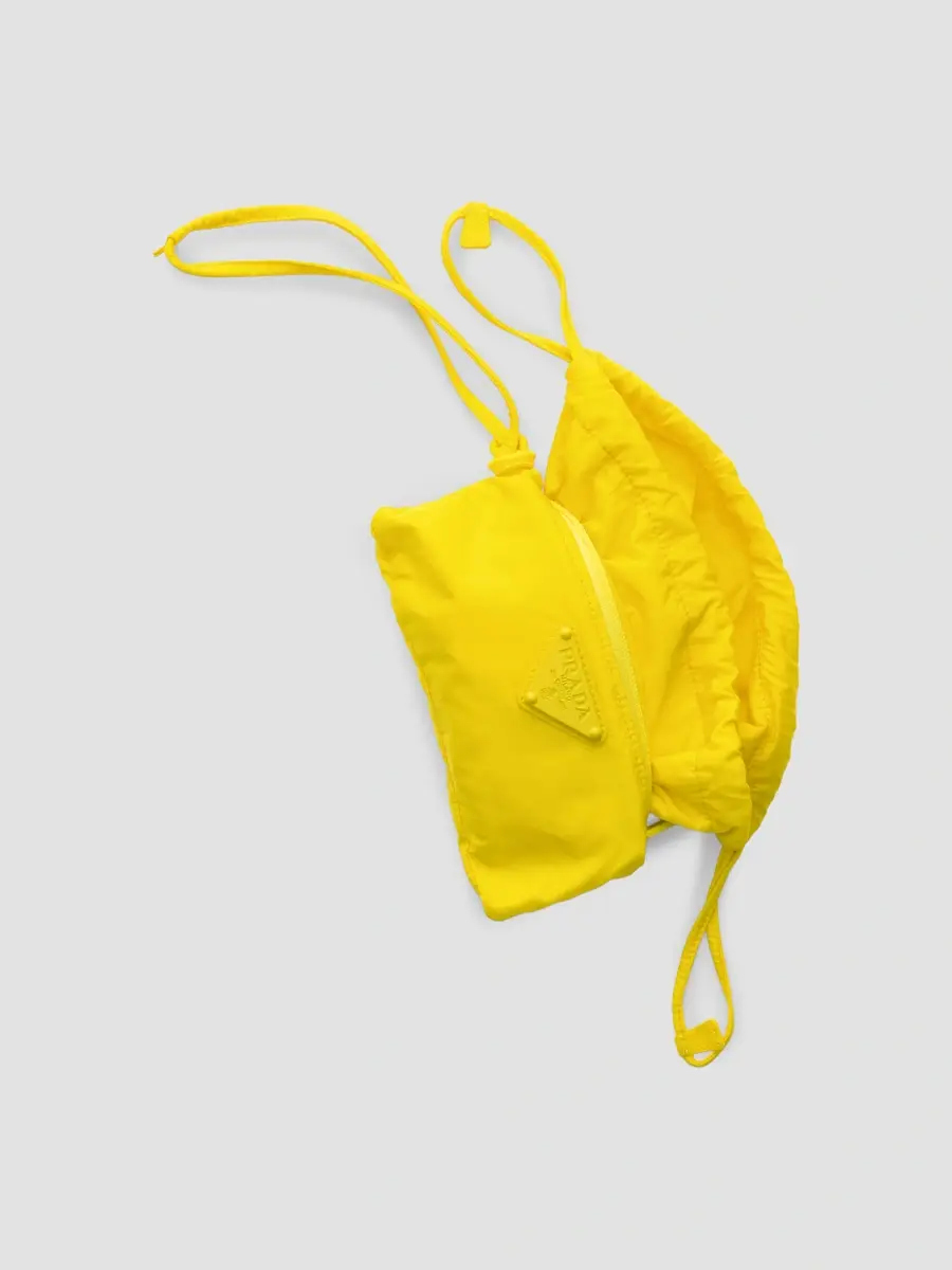 Prada Women's Foldable Re-Nylon Pouch | Thumbnail 2 Prada Women's Foldable Re-Nylon Pouch | Thumbnail 2