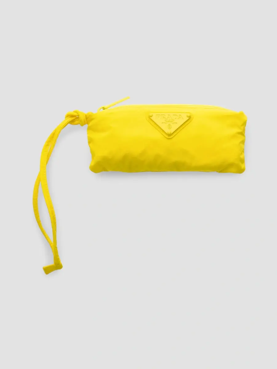 Prada Women's Foldable Re-Nylon Pouch | Thumbnail 3 Prada Women's Foldable Re-Nylon Pouch | Thumbnail 3