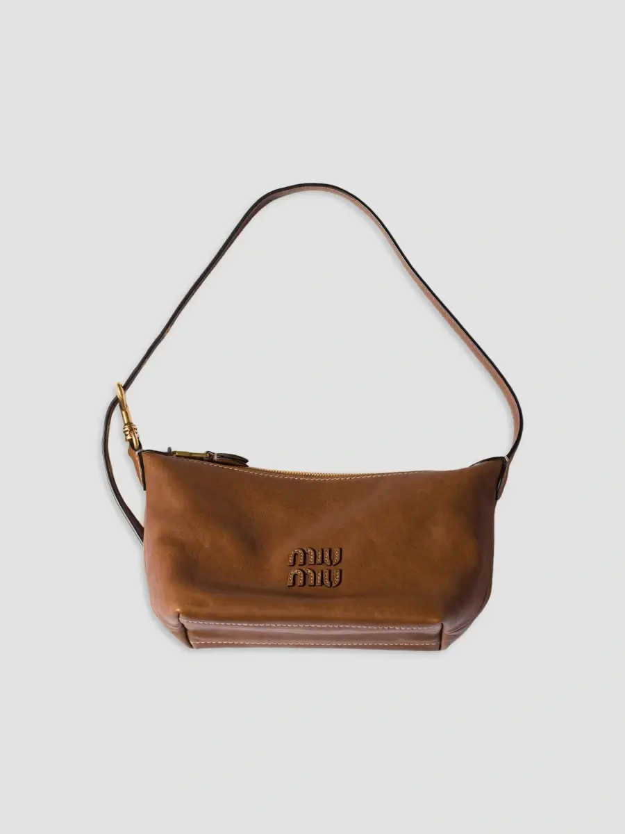 Miu Miu Women's Spirit Nappa Leather Top Handle Bag | Thumbnail 4 Miu Miu Women's Spirit Nappa Leather Top Handle Bag | Thumbnail 4