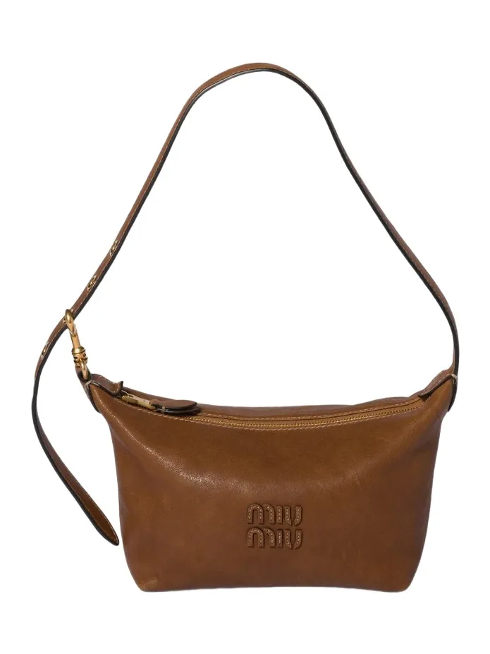 Miu Miu Women's Spirit Nappa Leather Top Handle Bag