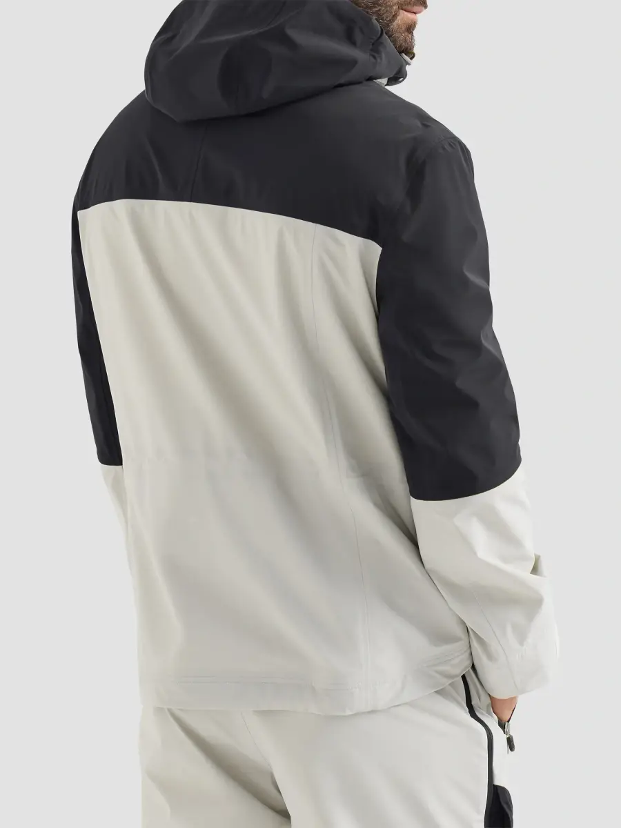 Brunello Cucinelli Men's Mountain Performance Jacket in Bonded Taffeta - Navy Blue | Thumbnail 3 Brunello Cucinelli Men's Mountain Performance Jacket in Bonded Taffeta - Navy Blue | Thumbnail 3