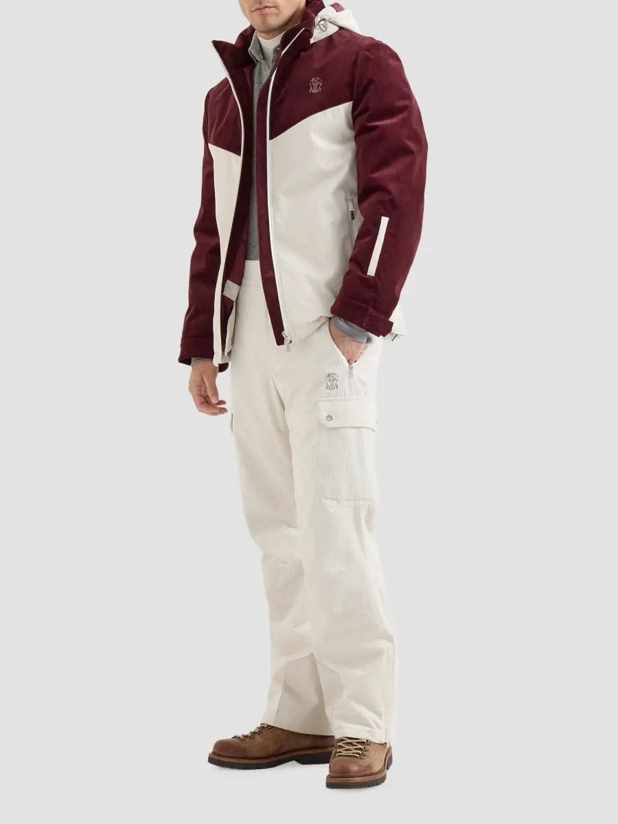 Brunello Cucinelli Men's Techno Cashmere and Cotton Western Shirt | Thumbnail 2 Brunello Cucinelli Men's Techno Cashmere and Cotton Western Shirt | Thumbnail 2