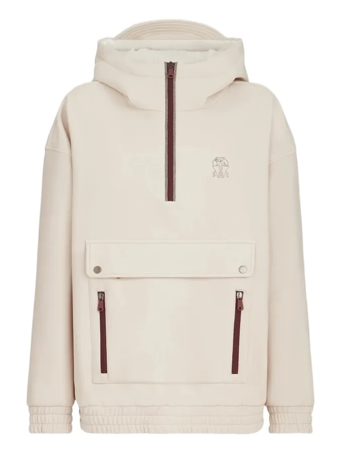 Women's Bonded Nylon Hooded Mountain Sweatshirt