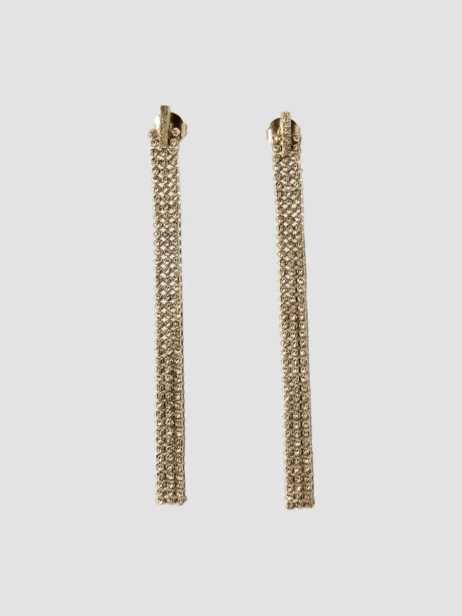 Brunello Cucinelli Women's Sterling Silver Cascade Earrings | Thumbnail 2 Brunello Cucinelli Women's Sterling Silver Cascade Earrings | Thumbnail 2