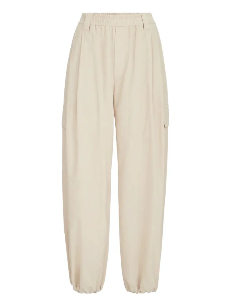 Women's Techno Cotton and Cashmere Corduroy Baggy Cargo Trousers Women's Techno Cotton and Cashmere Corduroy Baggy Cargo Trousers