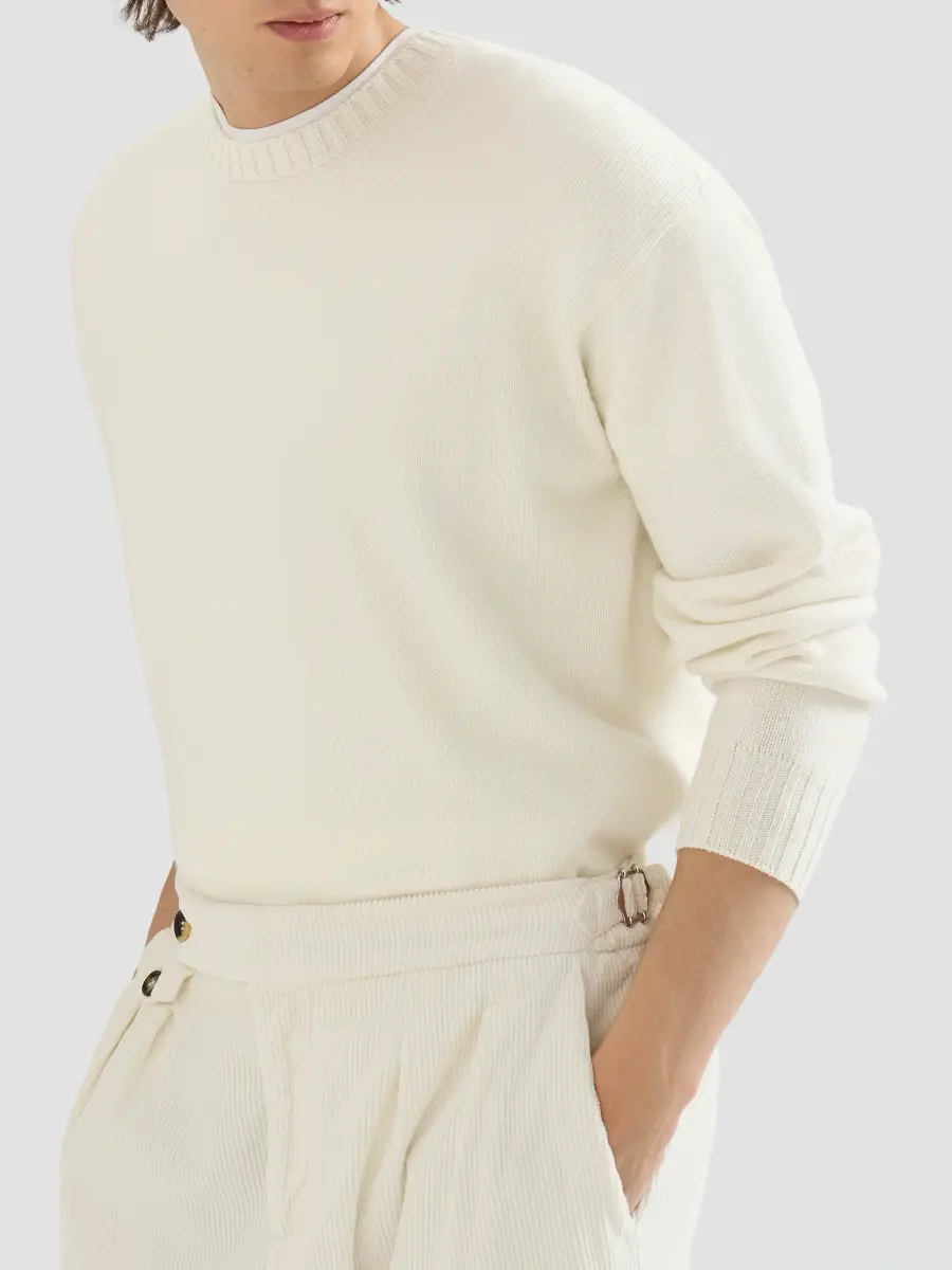Brunello Cucinelli Men's Cashmere Sweater | Thumbnail 4