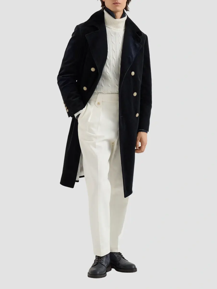 Brunello Cucinelli Men's Garment-Dyed Cotton Gabardine Shirt | Thumbnail 2 Brunello Cucinelli Men's Garment-Dyed Cotton Gabardine Shirt | Thumbnail 2