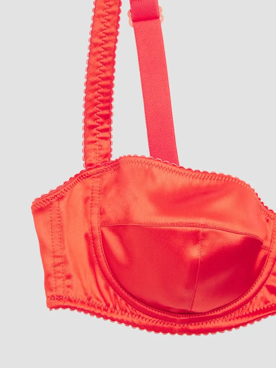 Dolce & Gabbana Women's Maiolica Arancione Semi-Pad Bra | Thumbnail 2