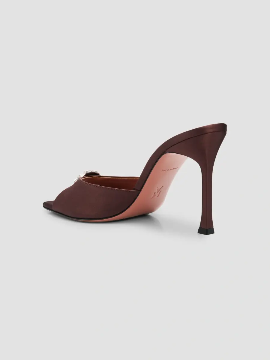 Amina Muaddi Women's 95MM Mini Camelia Mules | Thumbnail 2 Amina Muaddi Women's 95MM Mini Camelia Mules | Thumbnail 2