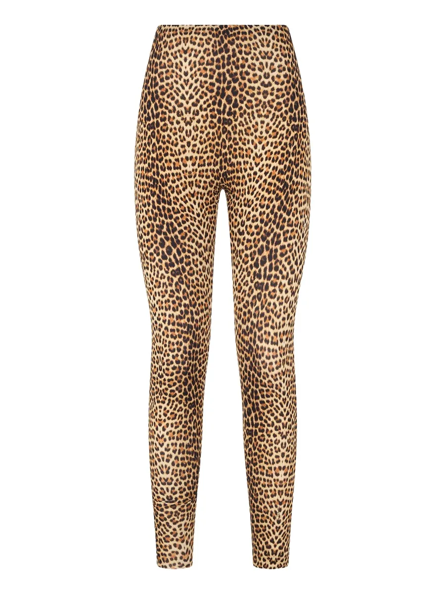 Roberto Cavalli Baby Jaguar Print Leggings
