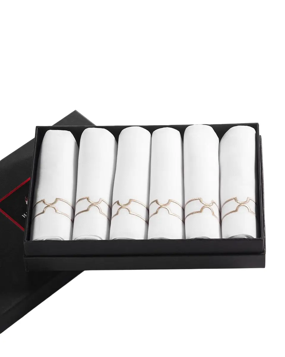 Haremlique Istanbul Topkapi Linen Guest Towels, Set of 6