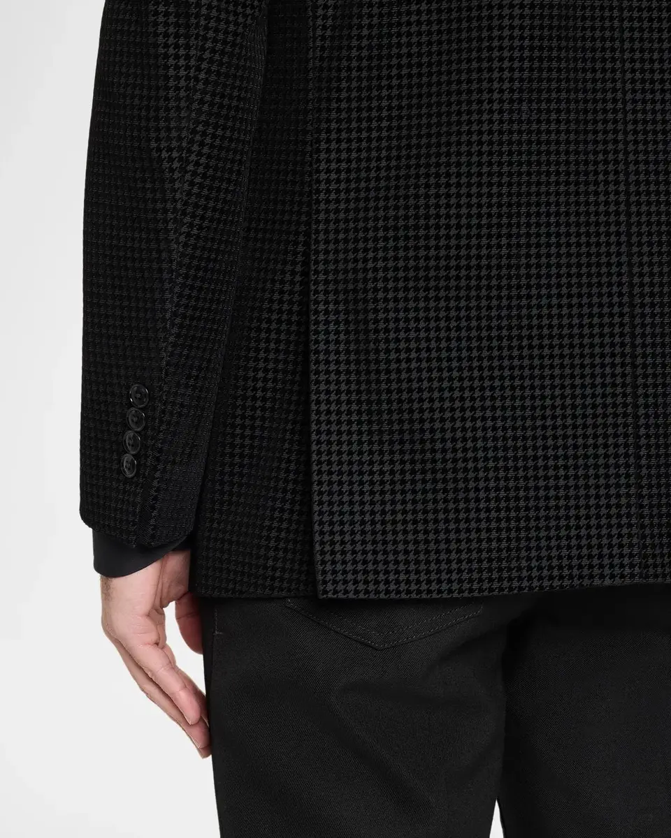 Robert Graham Men's Somerton Houndstooth Velvet Sport Coat | Thumbnail 8 Robert Graham Men's Somerton Houndstooth Velvet Sport Coat | Thumbnail 8