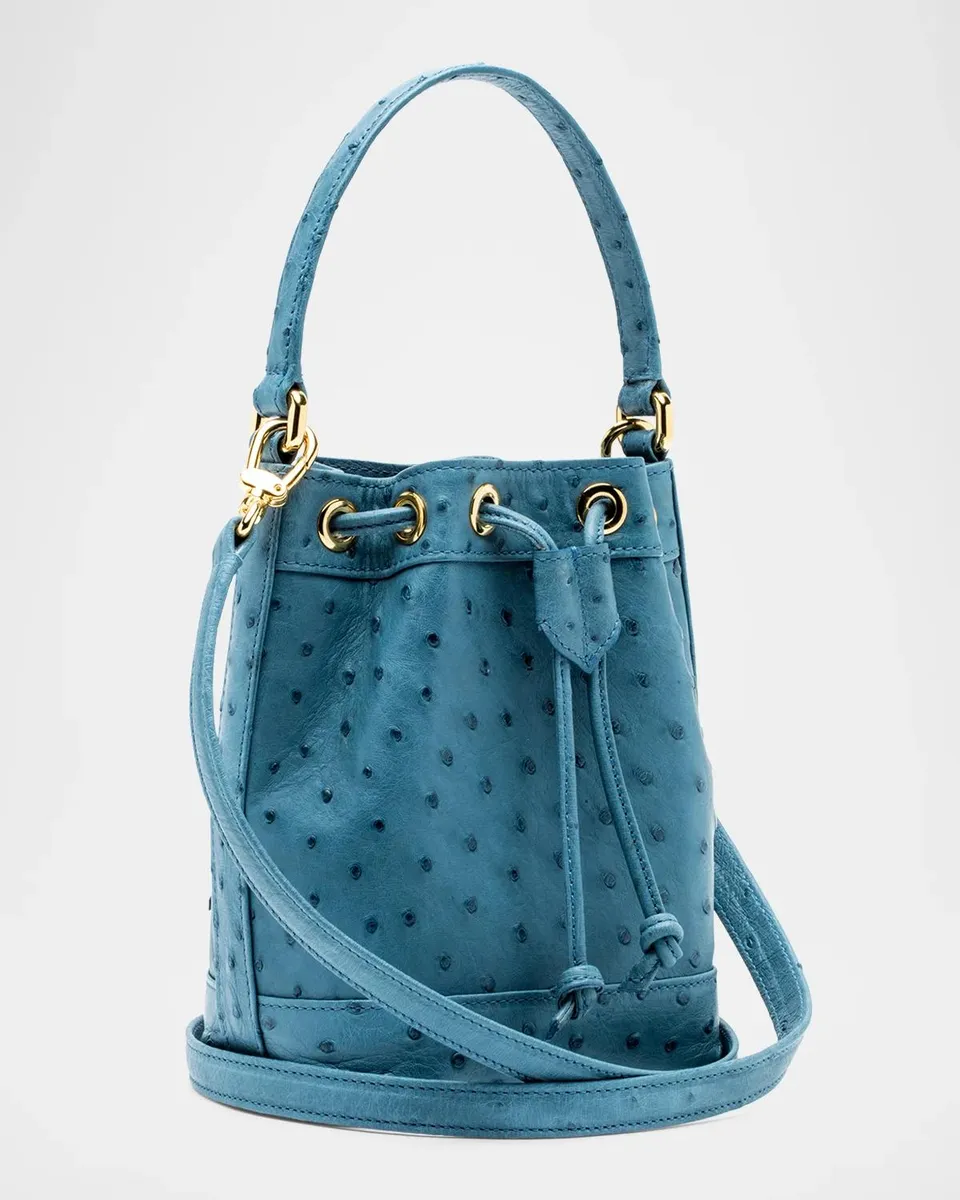 Lana Marks Baby Isla Ostrich Leather Tote Bag | Thumbnail 2 Lana Marks Baby Isla Ostrich Leather Tote Bag | Thumbnail 2