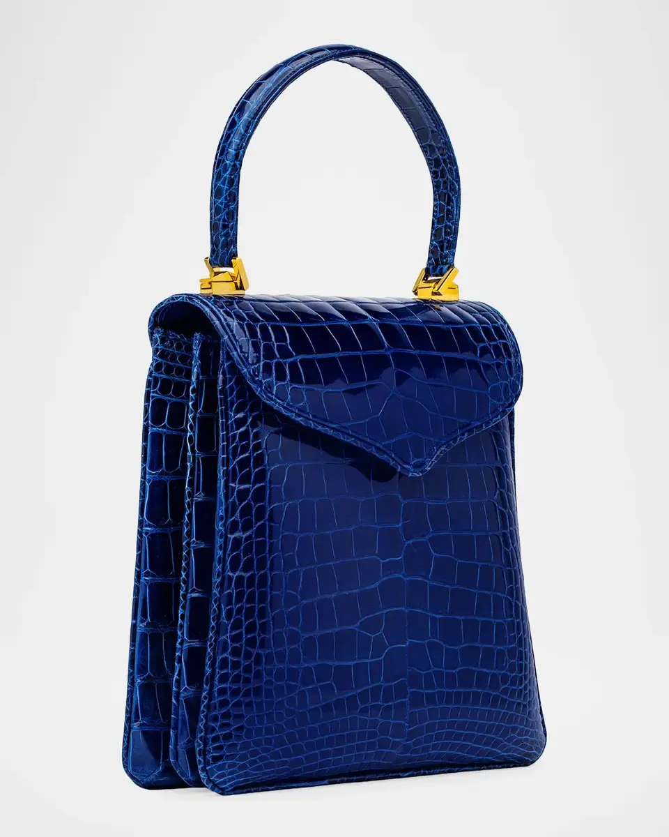 Lana Marks Princess Diana Alligator Top-Handle Bag | Thumbnail 2 Lana Marks Princess Diana Alligator Top-Handle Bag | Thumbnail 2