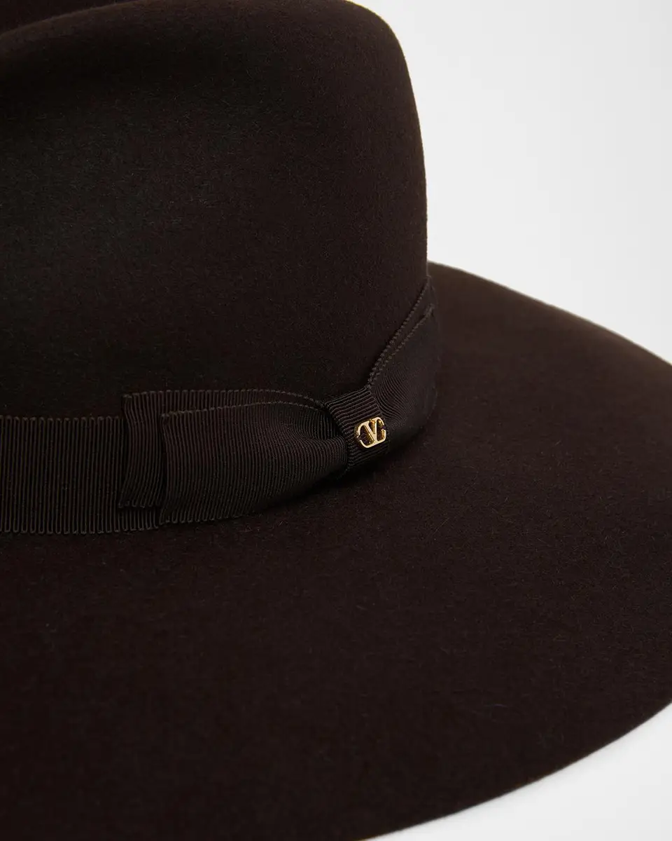 Valentino Garavani VLogo Signature Large-Brim Hat | Thumbnail 3 Valentino Garavani VLogo Signature Large-Brim Hat | Thumbnail 3