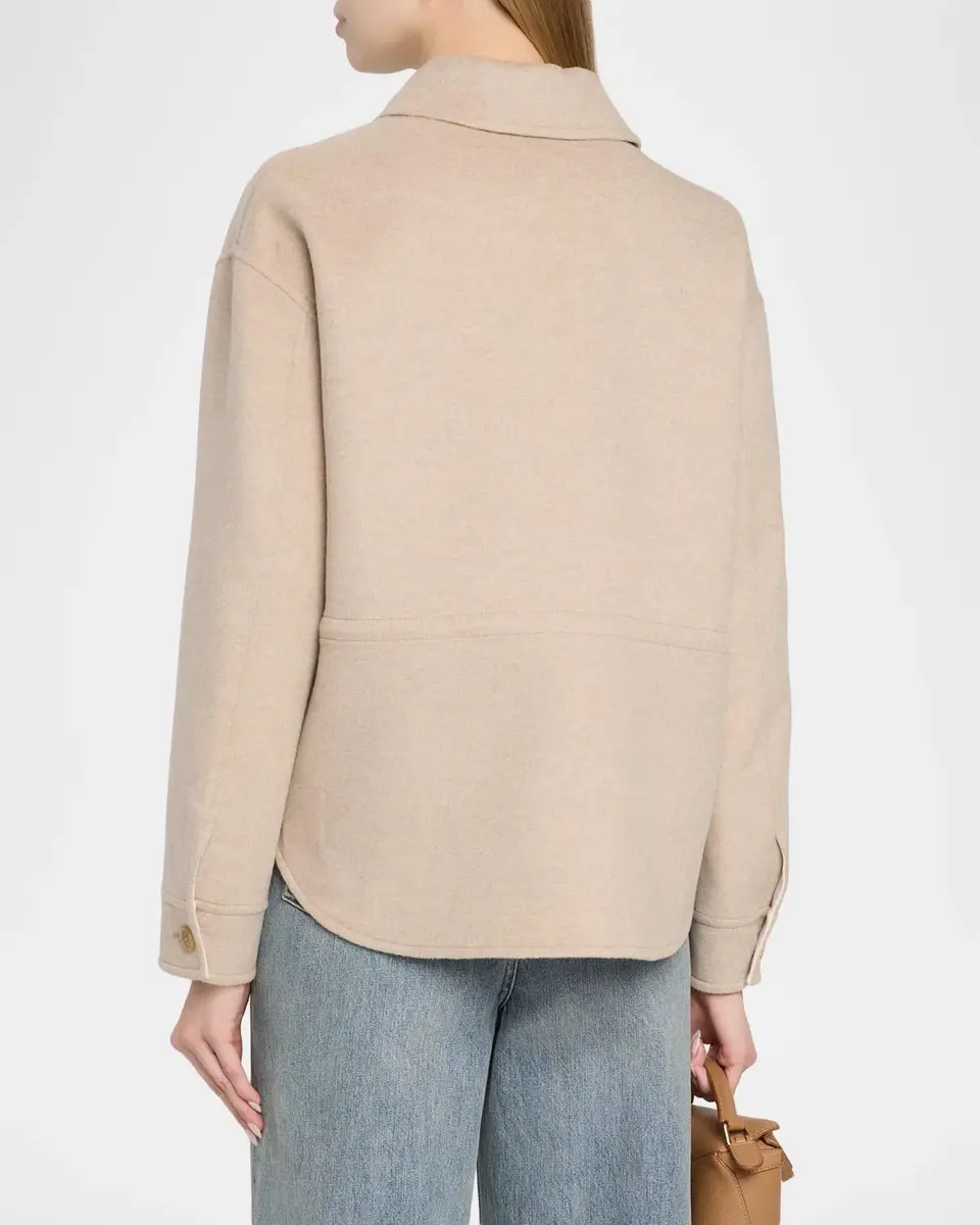 Loewe Collared Wool-Cashmere Workwear Jacket | Thumbnail 3
