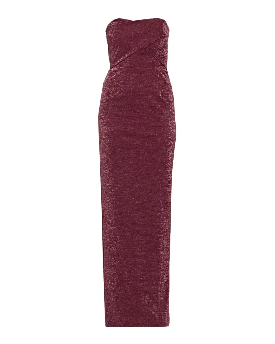 Jada Strapless Shimmer Column Gown Jada Strapless Shimmer Column Gown