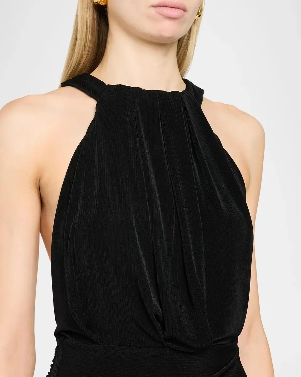 BLACK HALO Lucine Shirred Draped Gown | Thumbnail 5 BLACK HALO Lucine Shirred Draped Gown | Thumbnail 5