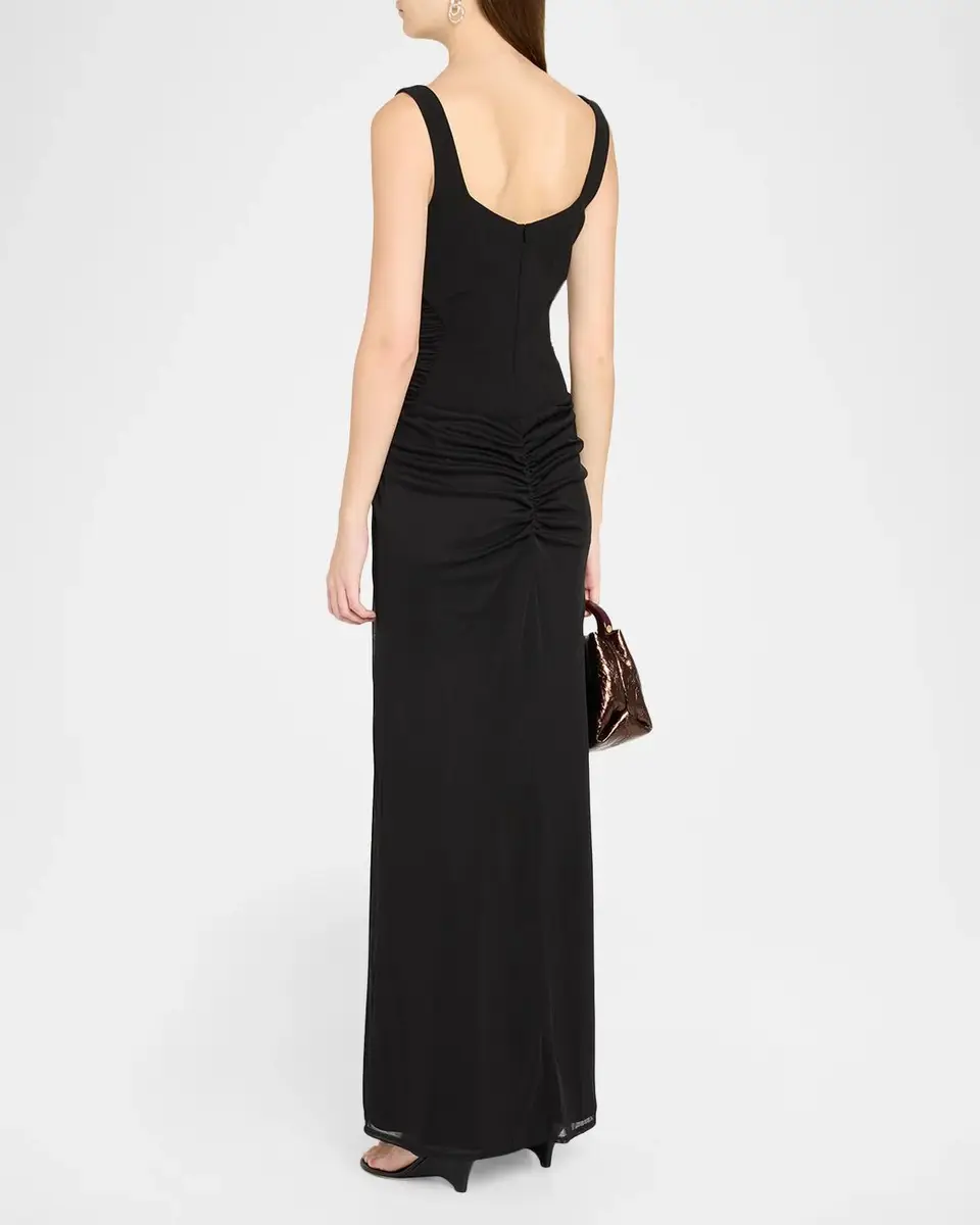 BLACK HALO Ardenna Ruched Gown | Thumbnail 3 BLACK HALO Ardenna Ruched Gown | Thumbnail 3
