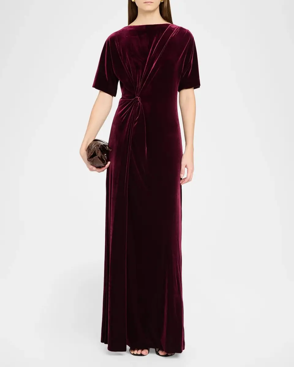 BLACK HALO Cecil Velvet Gown | Thumbnail 2 BLACK HALO Cecil Velvet Gown | Thumbnail 2