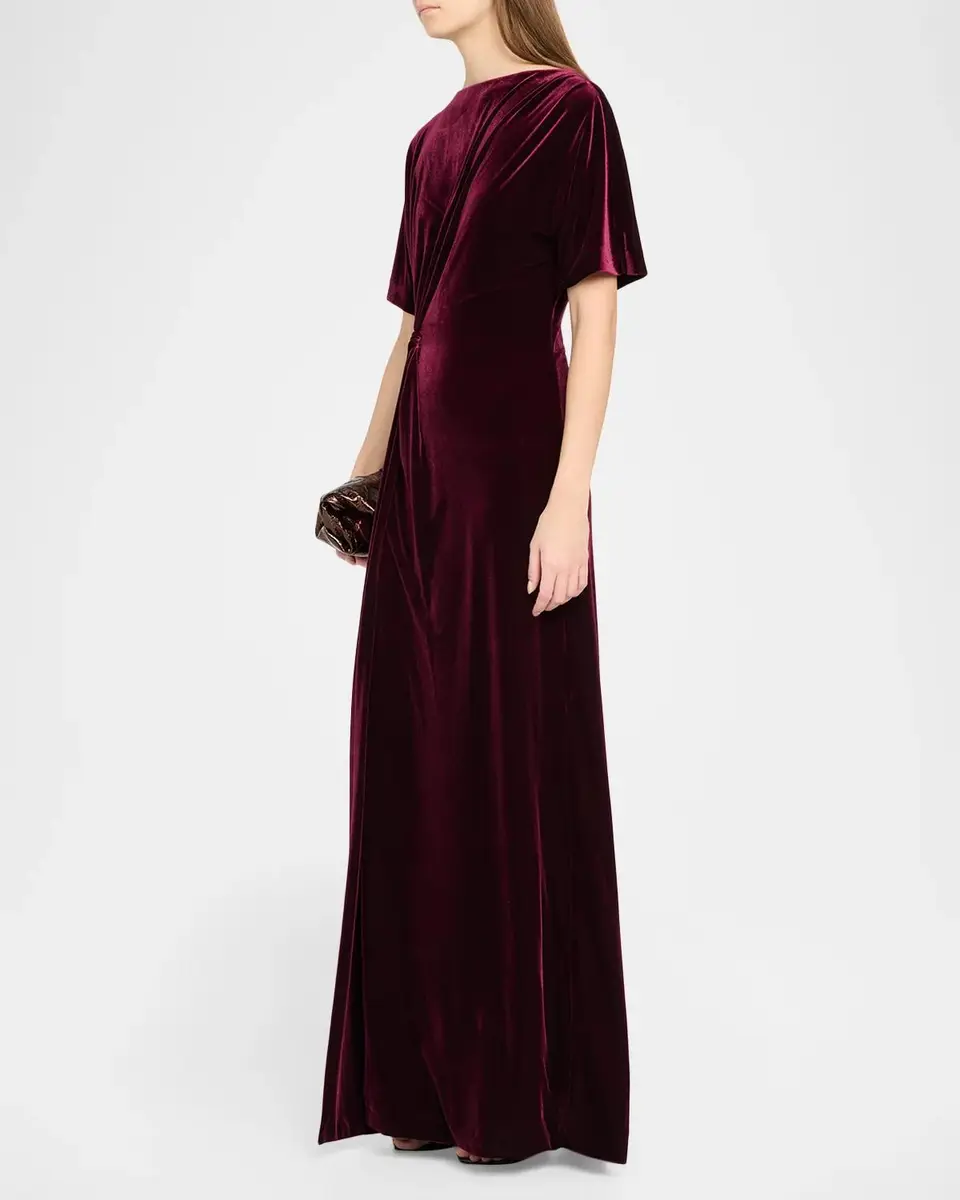 BLACK HALO Cecil Velvet Gown | Thumbnail 4 BLACK HALO Cecil Velvet Gown | Thumbnail 4