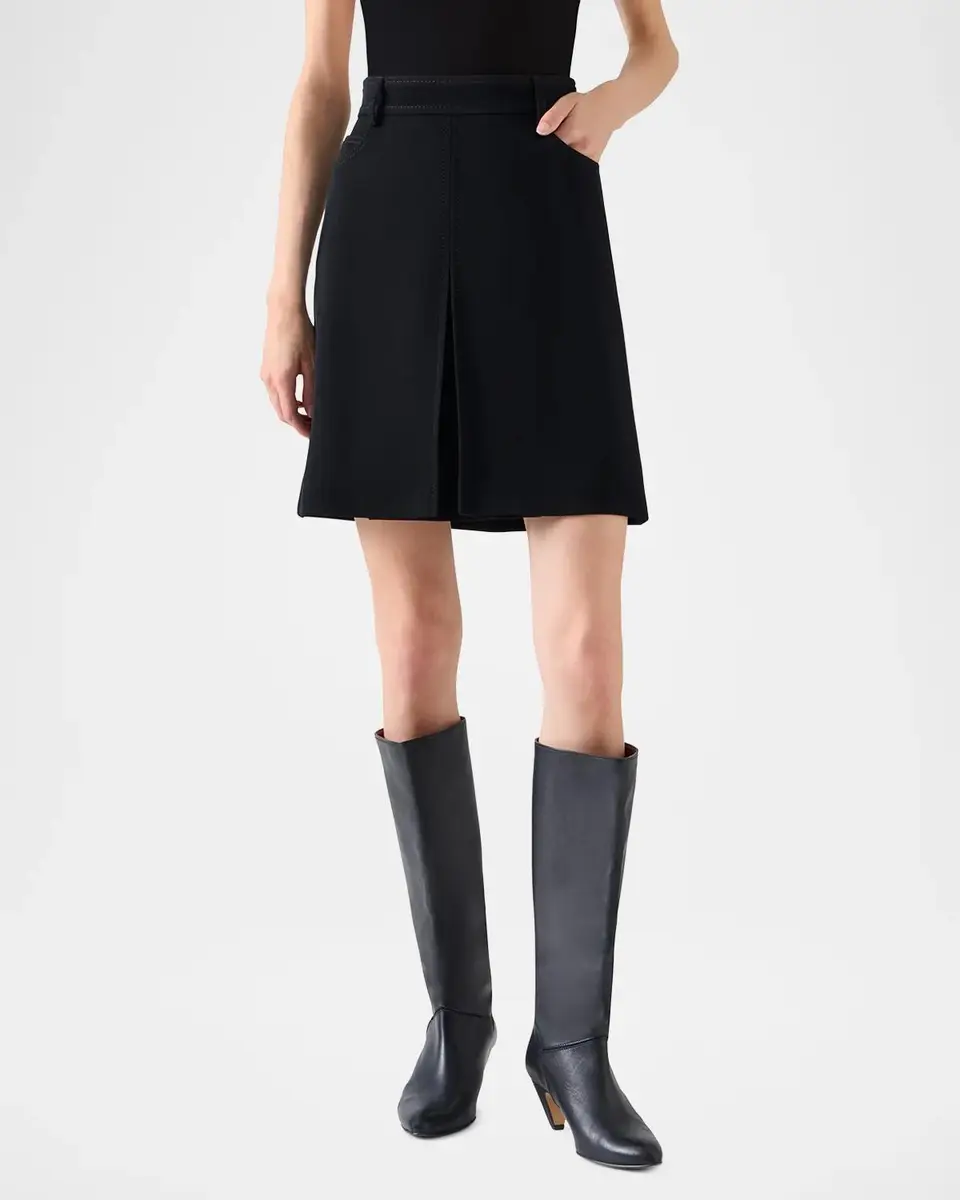 Akris punto Wool Mini Skirt | Thumbnail 2