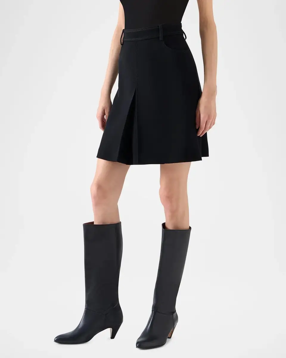 Akris punto Wool Mini Skirt | Thumbnail 4