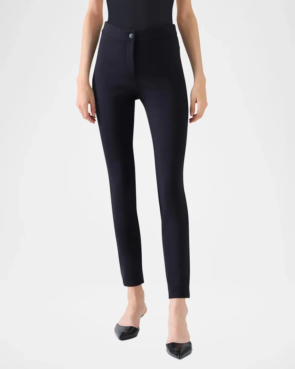 Akris punto Mid-Rise Straight Pants | Thumbnail 2 Akris punto Mid-Rise Straight Pants | Thumbnail 2