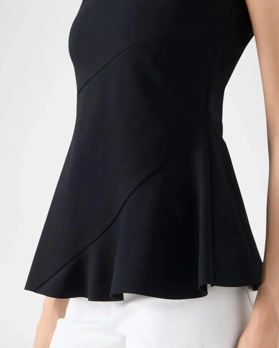 Akris punto Mock Turtleneck Peplum Top | Thumbnail 5 Akris punto Mock Turtleneck Peplum Top | Thumbnail 5