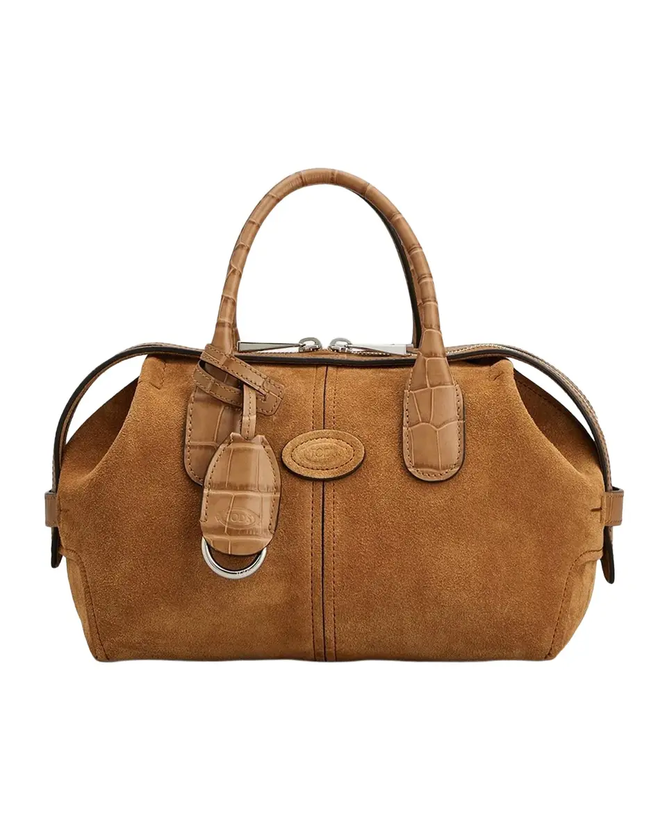 Tod's Mini Suede Bowling Bag