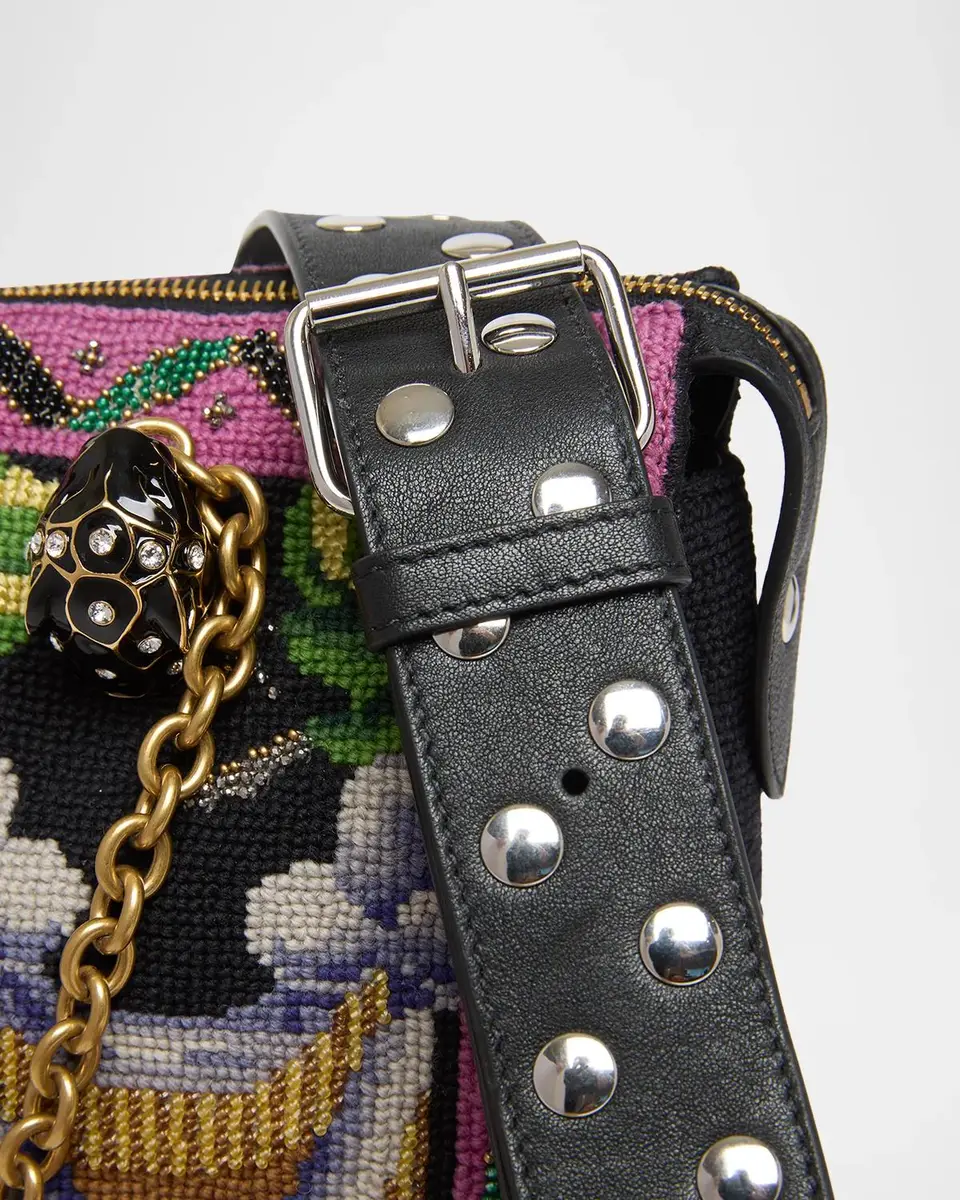 Valentino Garavani Panthea Medium Floral Embroidered Shoulder Bag | Thumbnail 6