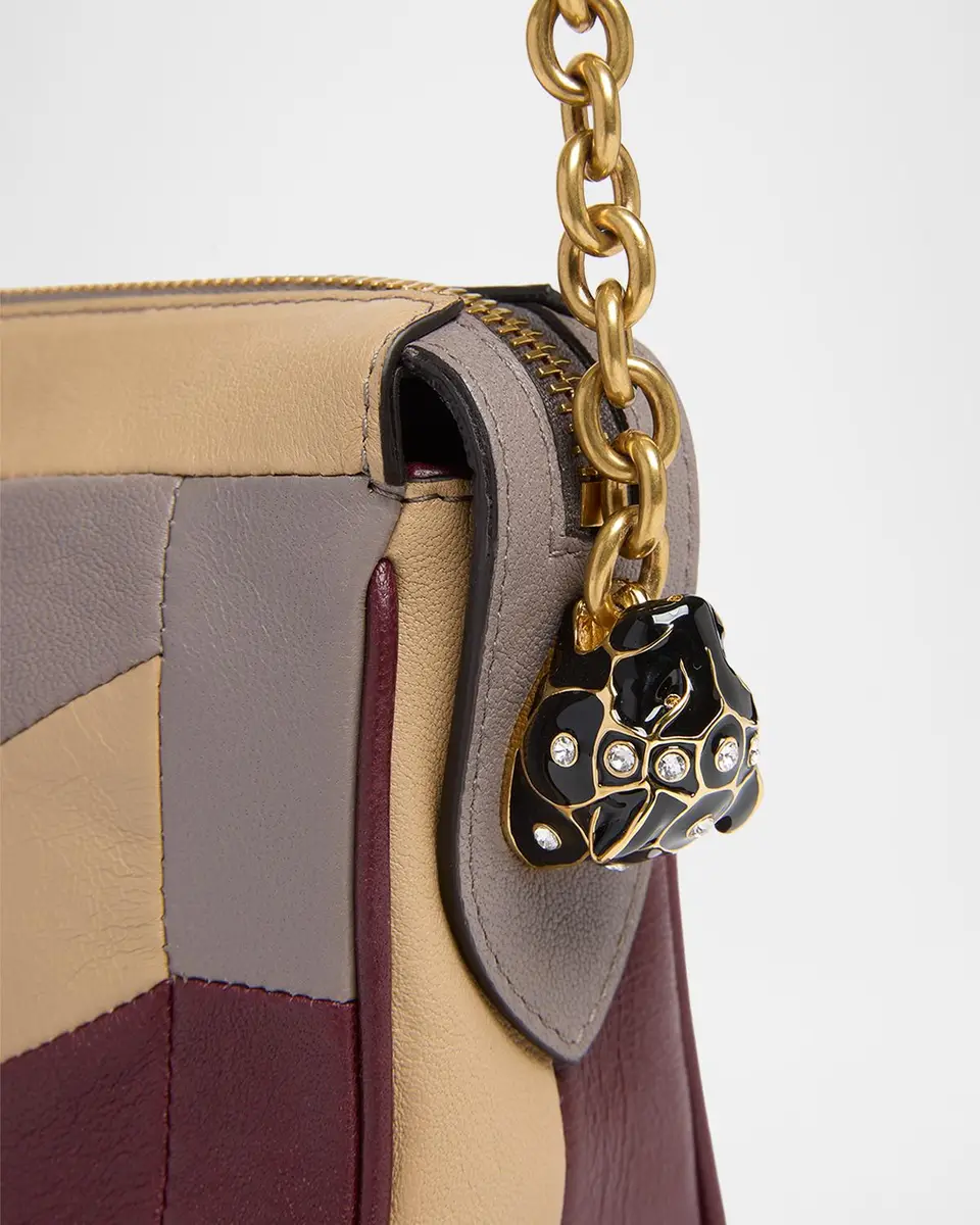 Valentino Garavani Panthea Medium Chevron Leather Shoulder Bag | Thumbnail 5