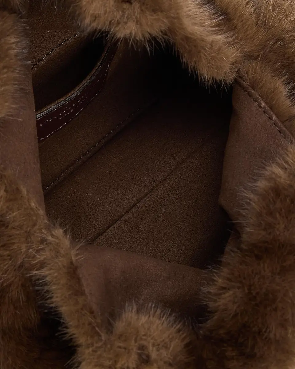 Stella McCartney Falabella Mini Faux Fur Top-Handle Bag | Thumbnail 4