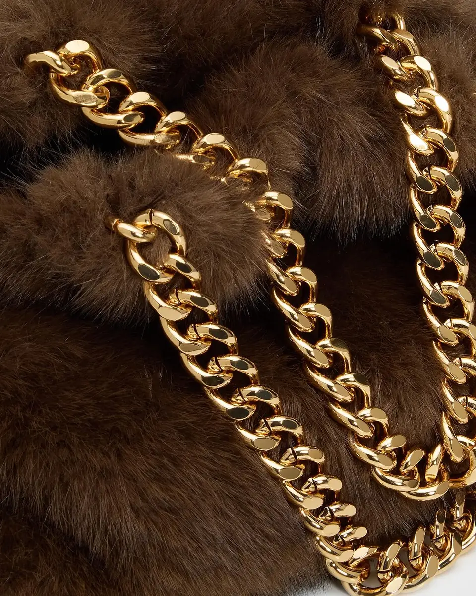 Stella McCartney Falabella Mini Faux Fur Top-Handle Bag | Thumbnail 6