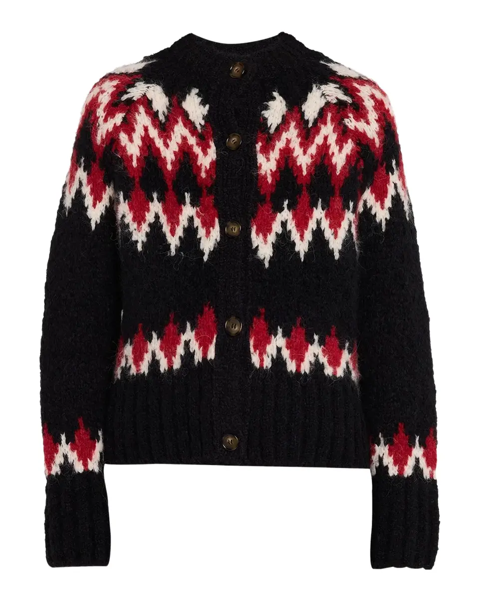 Christina Fair Isle-Inspired Cardigan Christina Fair Isle-Inspired Cardigan