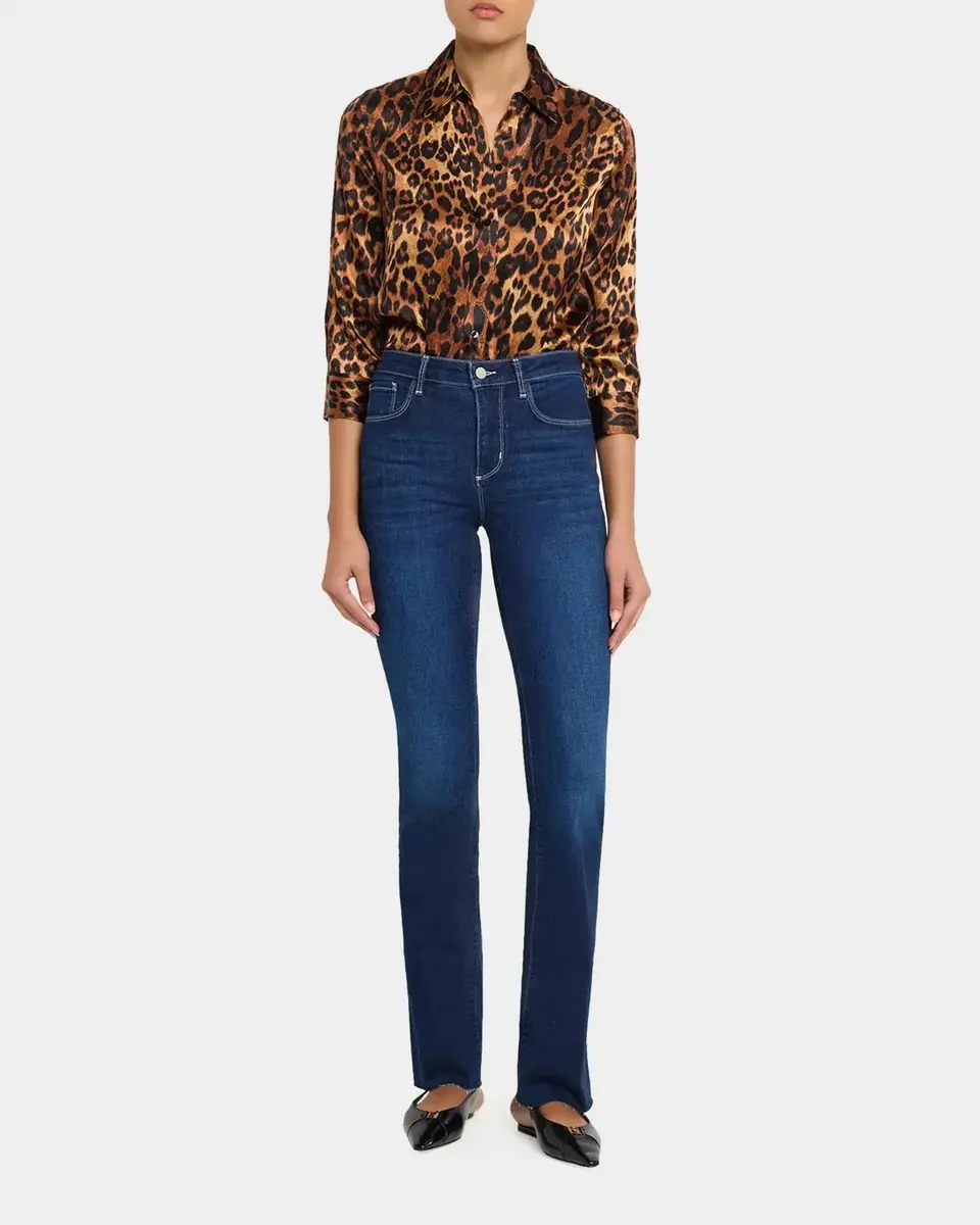 L'Agence Ruth High-Rise Straight Jeans | Thumbnail 2 L'Agence Ruth High-Rise Straight Jeans | Thumbnail 2