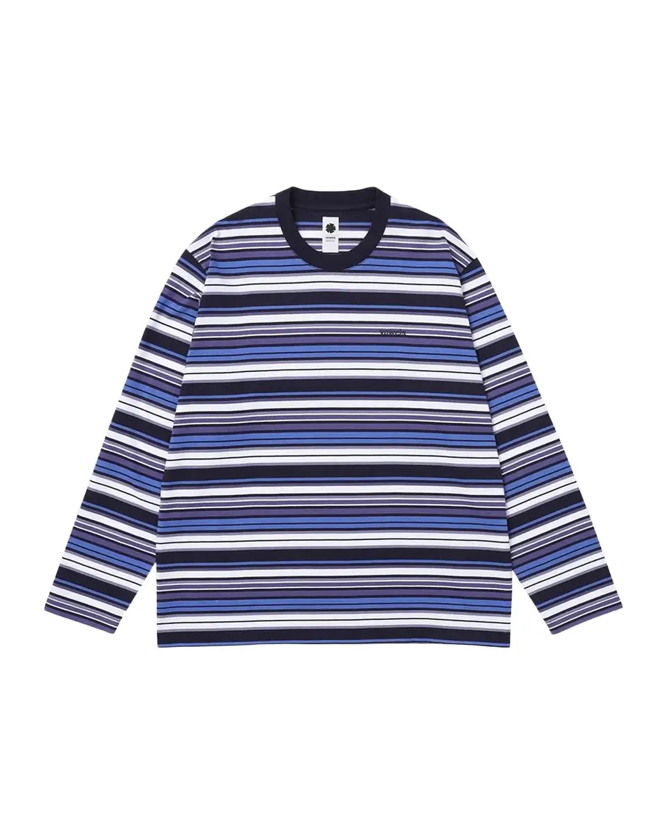 vowels Men's Short-Sleeved Striped Cotton T-Shirt