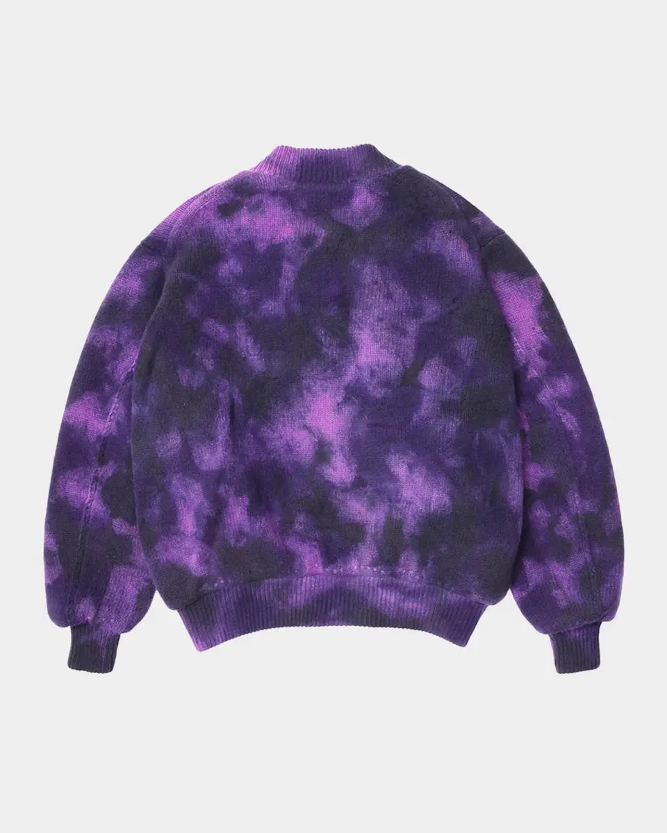 vowels Men's Tie-Dye Knit Bomber Jacket | Thumbnail 5 vowels Men's Tie-Dye Knit Bomber Jacket | Thumbnail 5